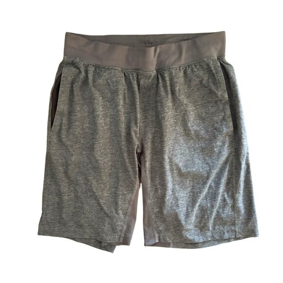 Lululemon T.H.E. Short Luxtreme Liner 9" Heathered Deep Coal Athletic Running M - Picture 3 of 10